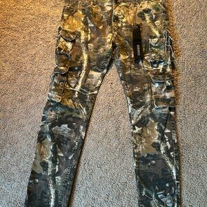 Men's Slim Camo Cargo Jeans